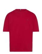 Essential Tee Ss Tommy Hilfiger Red