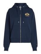 Reg Varsity Zip Hoodie Tommy Hilfiger Navy