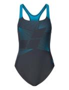 Women's Arena Lights Swimsuit Control Pro Back B A Arena Navy