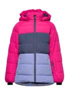 Ski Jacket - Colorblock -Quilt Color Kids Pink