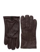 Leather Gloves Lindbergh Brown