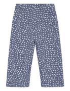 Printed Flared Trousers Mango Blue