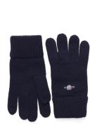 Shield Wool Gloves GANT Navy