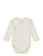 Baby Wrap Bodysuit Gugguu Cream