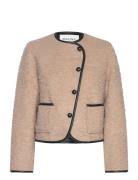 Nylah Wool Blend Jacket Malina Beige