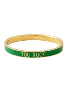 Word Candy Bangle Design Letters Green