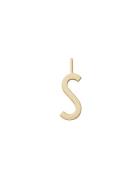 16Mm Matt 18K Gold Plated Silver A-Z Design Letters Gold