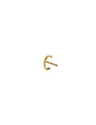 Earring Studs Archetypes, Gold, A-Z Design Letters Gold