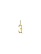 Lucky Numbers 10Mm Gold Design Letters Gold