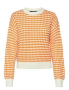 Vmgabi Ls O-Neck Pullover Ga Bf Vero Moda Orange