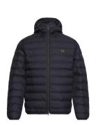 Hooded Insulated Jacket Fred Perry Navy