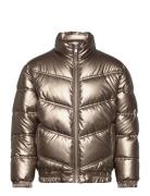 Jacket Metallic Creamie Brown