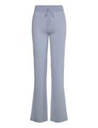 Fine Knit Flared Pants Davida Cashmere Blue