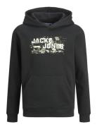 Jcooutdoor Logo Sweat Hood Sn Jnr Jack & J S Black