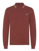 Ls Twin Tipped Shirt Fred Perry Red