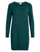 Viril L/S Knit Dress - Noos Vila Green