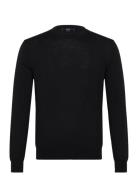 100% Wool Medium-Knit Sweater Mango Black