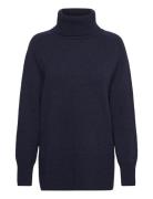 Herringb Detail Rollneck GANT Navy