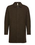 T-Coat Wool Brixtol Textiles Brown