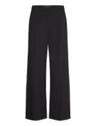 Wideleg Pleated Trousers Mango Black