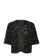 Vmetta 2/4 Short Cardigan Jrs Prm Vero Moda Black