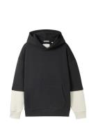 Over 2 In 1 Hoody Tom Tailor Black