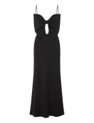 Paula Bow Maxi Dress Bardot Black