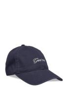 Script Washed Cotton Cap GANT Navy