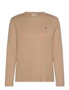 Reg Shield Ls T-Shirt GANT Beige