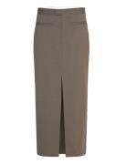 Long Tailored Skirt Filippa K Brown