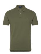 Slim Fit Mesh Polo Shirt Polo Ralph Lauren Green