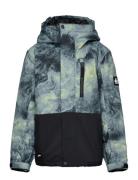 Mission Printed Block Youth Jk Quiksilver Green