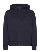 Shield Zip Hoodie GANT Navy