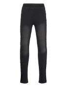 Stretch Denim Trousers For Girl Boboli Black