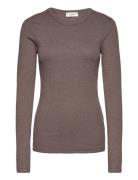 Bs Margrethe Regular Fit Top Bruun & Stengade Brown