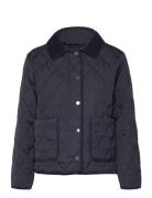 Quilted Cord Detailed Jacket GANT Navy