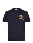 Crest Graphic Tshirt GANT Navy