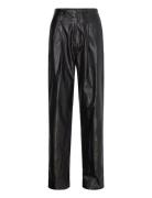 Glazed Pleat Pants - Raina Rabens Sal R Black