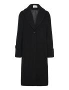 Lucy Over D Wool Blend Coat Malina Black