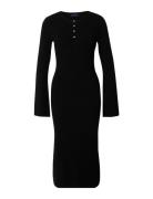 Anya Merino Wool Blend Knitted Dress Lexington Clothing Black