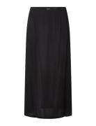 Naima Satin Skirt Lexington Clothing Black