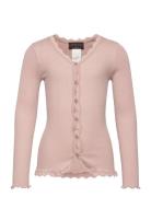 Rkbeatha Ls Cardigan W/ Lace Rosemunde Kids Pink