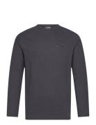 Ess Elevated Waffle Longsleeve Tee PUMA Grey