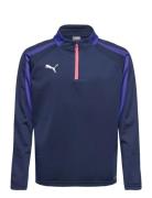 Individualliga 1/4 Zip Top Jr PUMA Navy