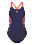 Women's Arena Openings Swimsuit V Back Lb Navy-Cal Arena Navy