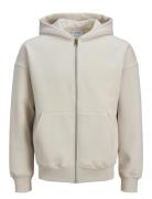 Jjeurban Edge Sweat Zip Hood Noos Jack & J S Cream