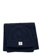 Beanie Scarf Gift Set GANT Navy