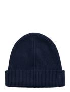 Fine Knitted Wool Beanie GANT Navy