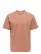 Onsfred Life Rlx Ss Tee Noos ONLY & SONS Orange