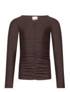 Ebellsy T-Shirt Long Sleeve Sofie Schnoor Young Brown